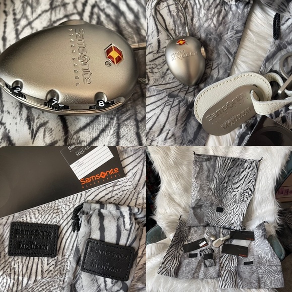 Alexander McQueen x Samsonite Black Label Carry on Luggage - Picture 13 of 16